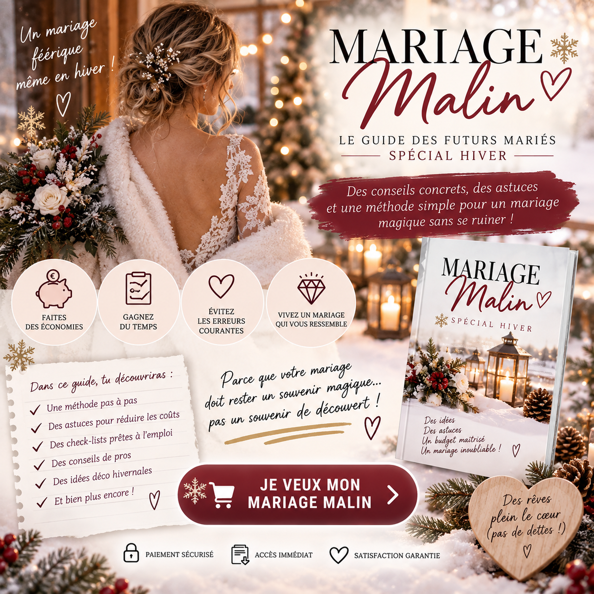 Guide Mariage Malin Hiver – Célébrez sans vous ruiner