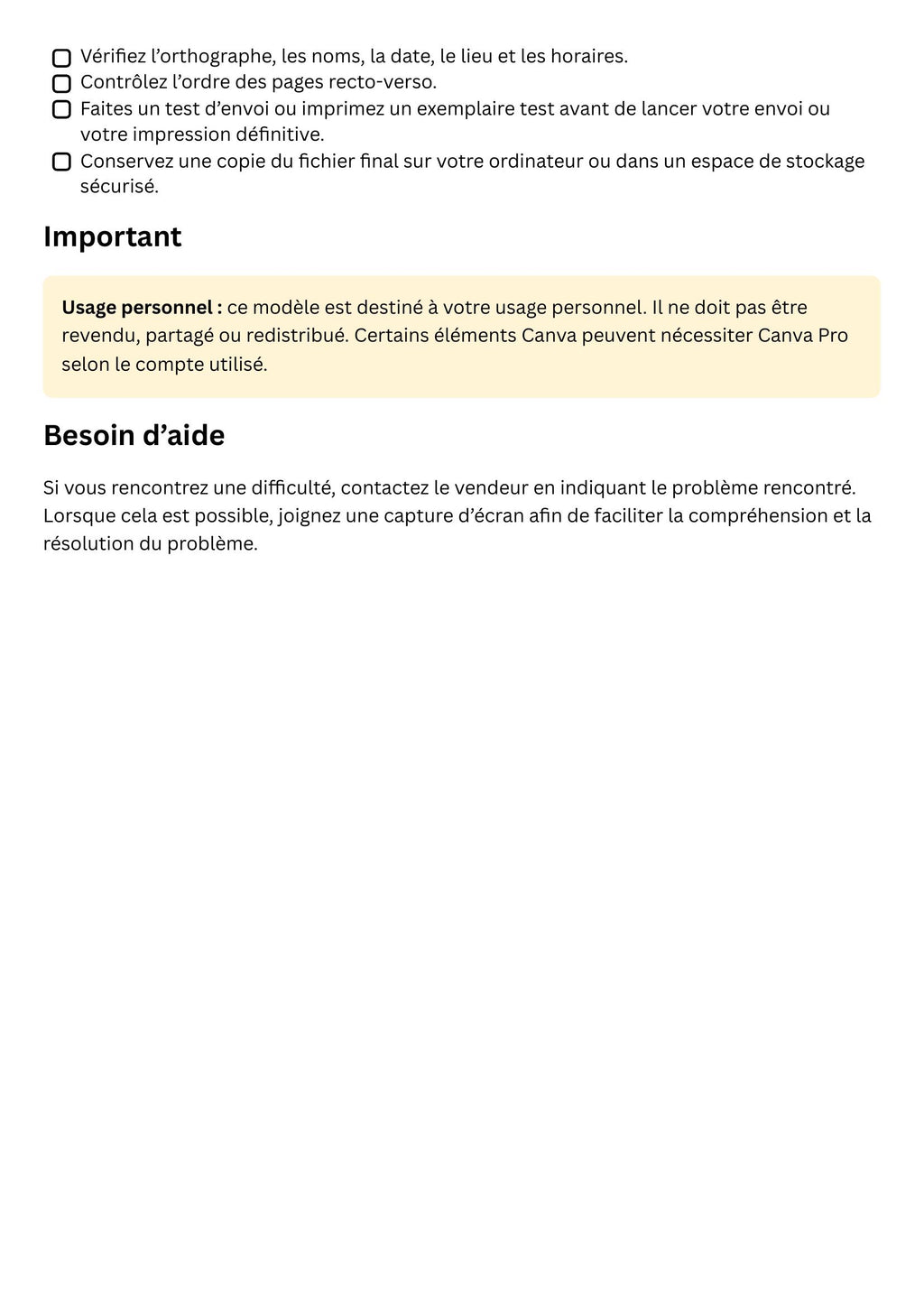 Faire-part de mariage Rock Motard personnalisable Canva – Recto verso imprimable